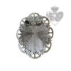 Broche Ovalado Acabado Cerámico - Imagen 2