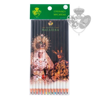 caja lapices de colores esperanza macarena y cristo de la sentencia