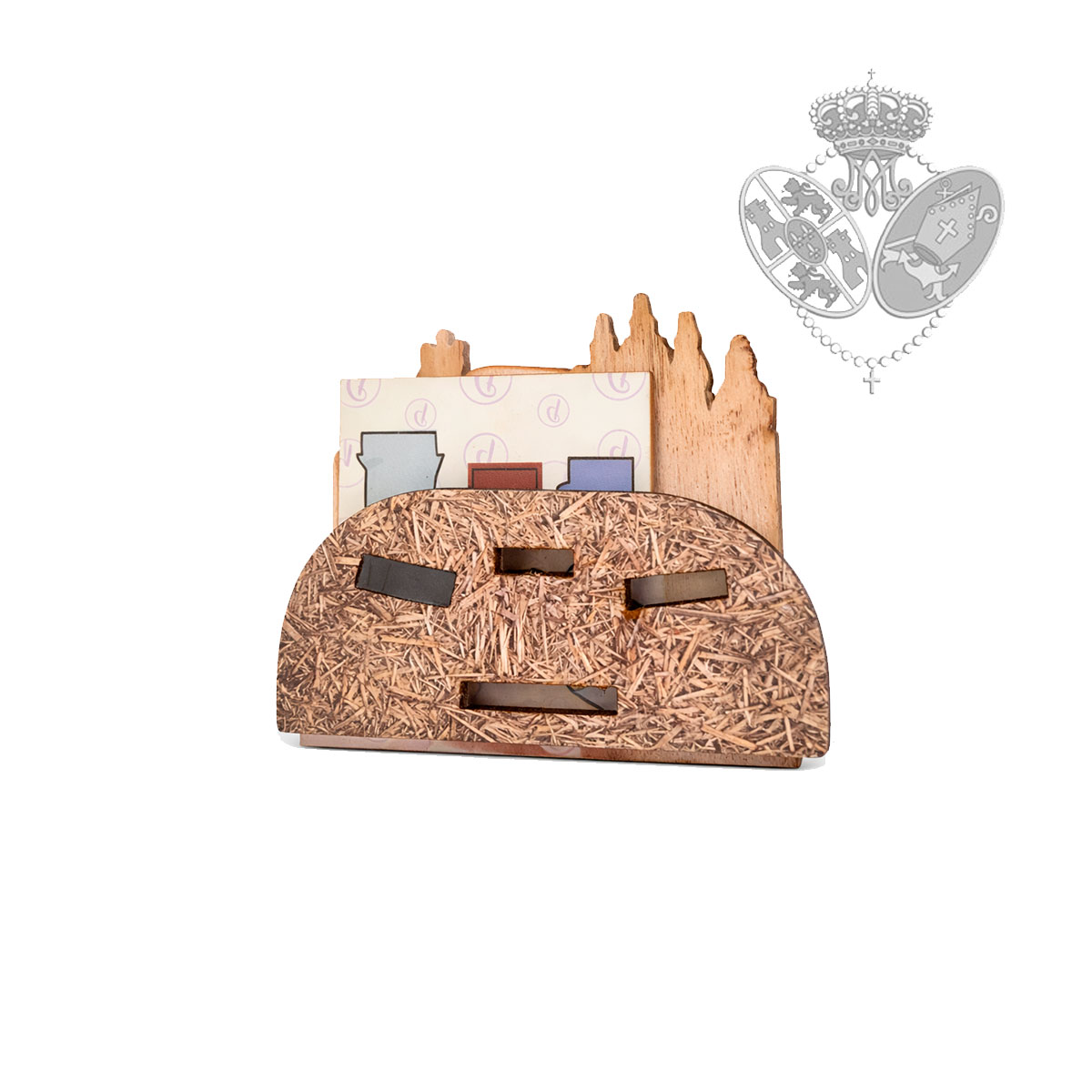 Figura Arco y Basílica de la Macarena en madera con belén macareno